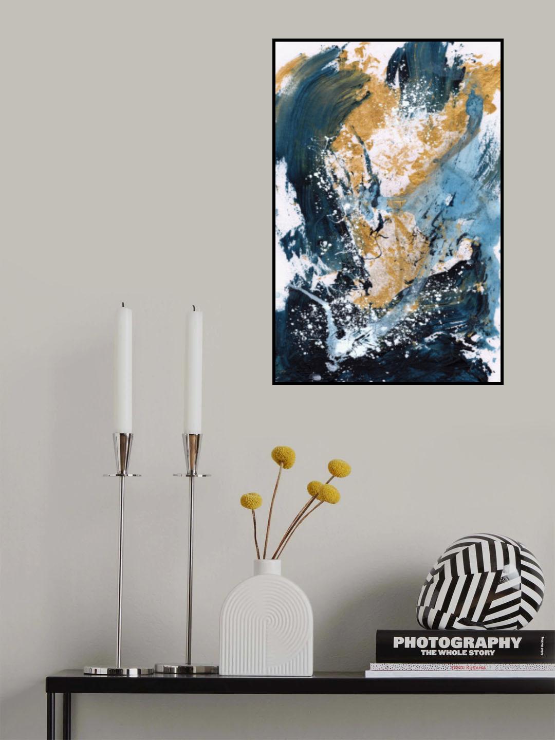 Golden Sea Poster och Canvastavla