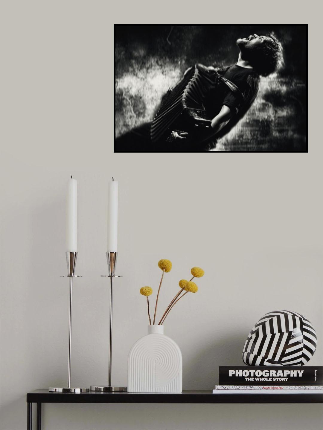 on fire Poster och Canvastavla