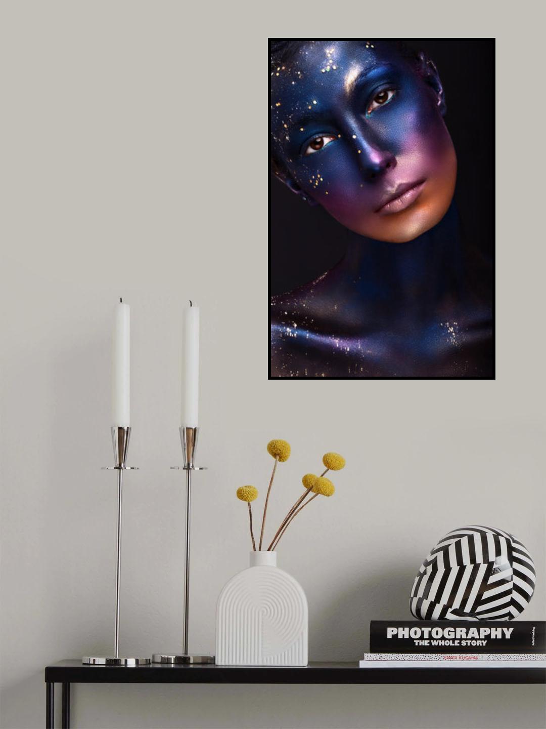 blue night Poster och Canvastavla