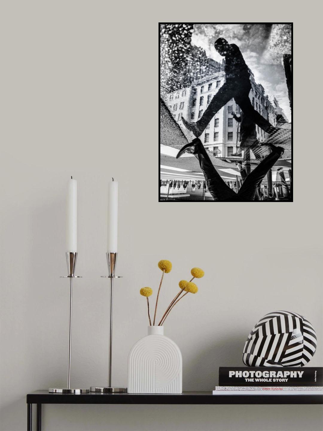 the city of puddle Poster och Canvastavla