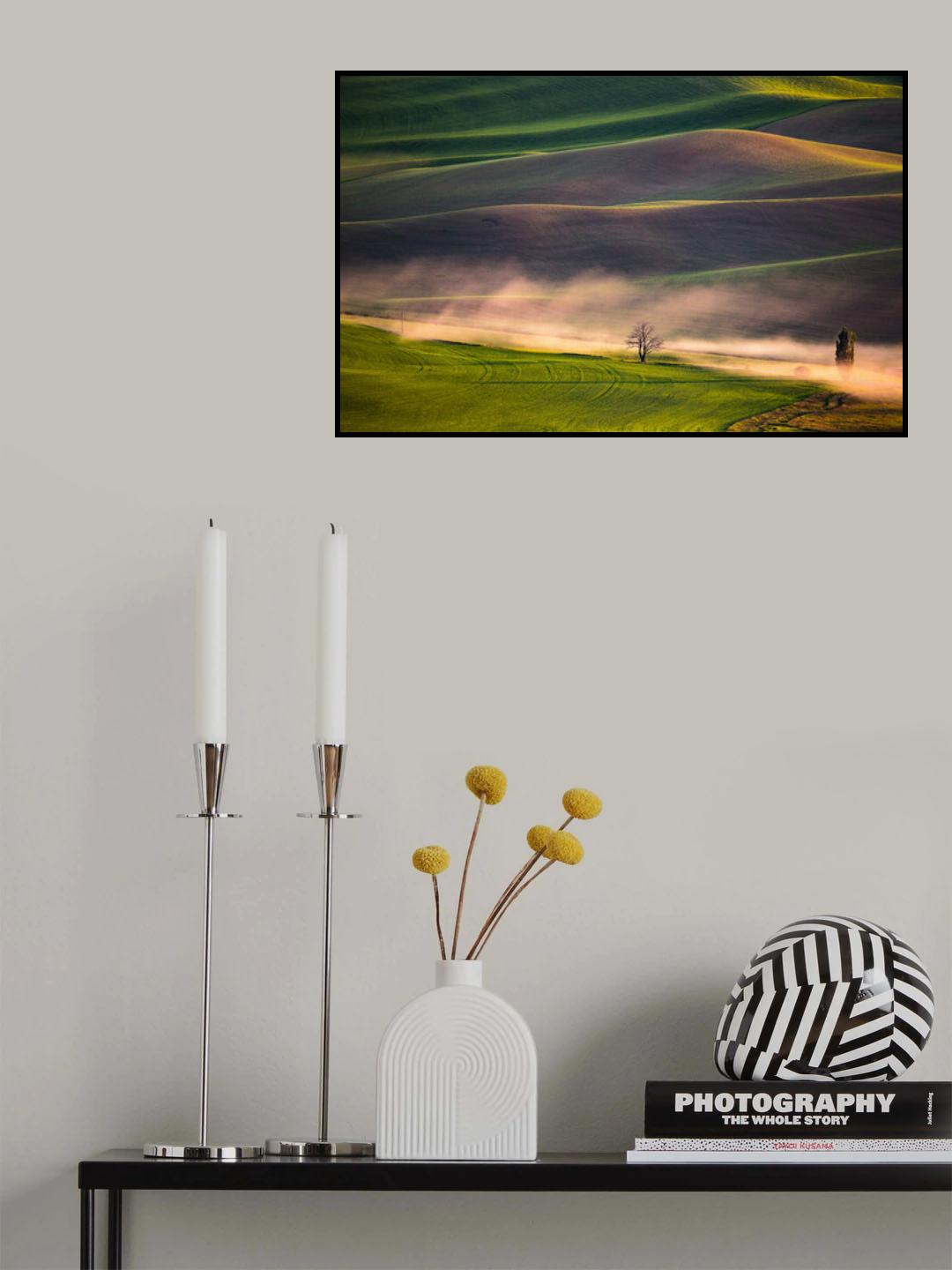 Sunset in Palouse Poster och Canvastavla