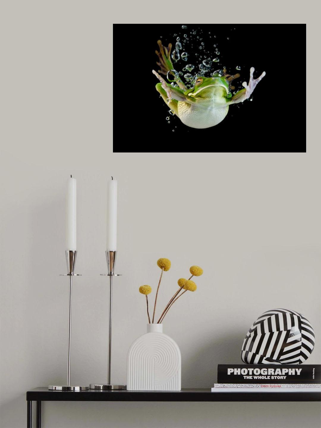 Diving Poster och Canvastavla