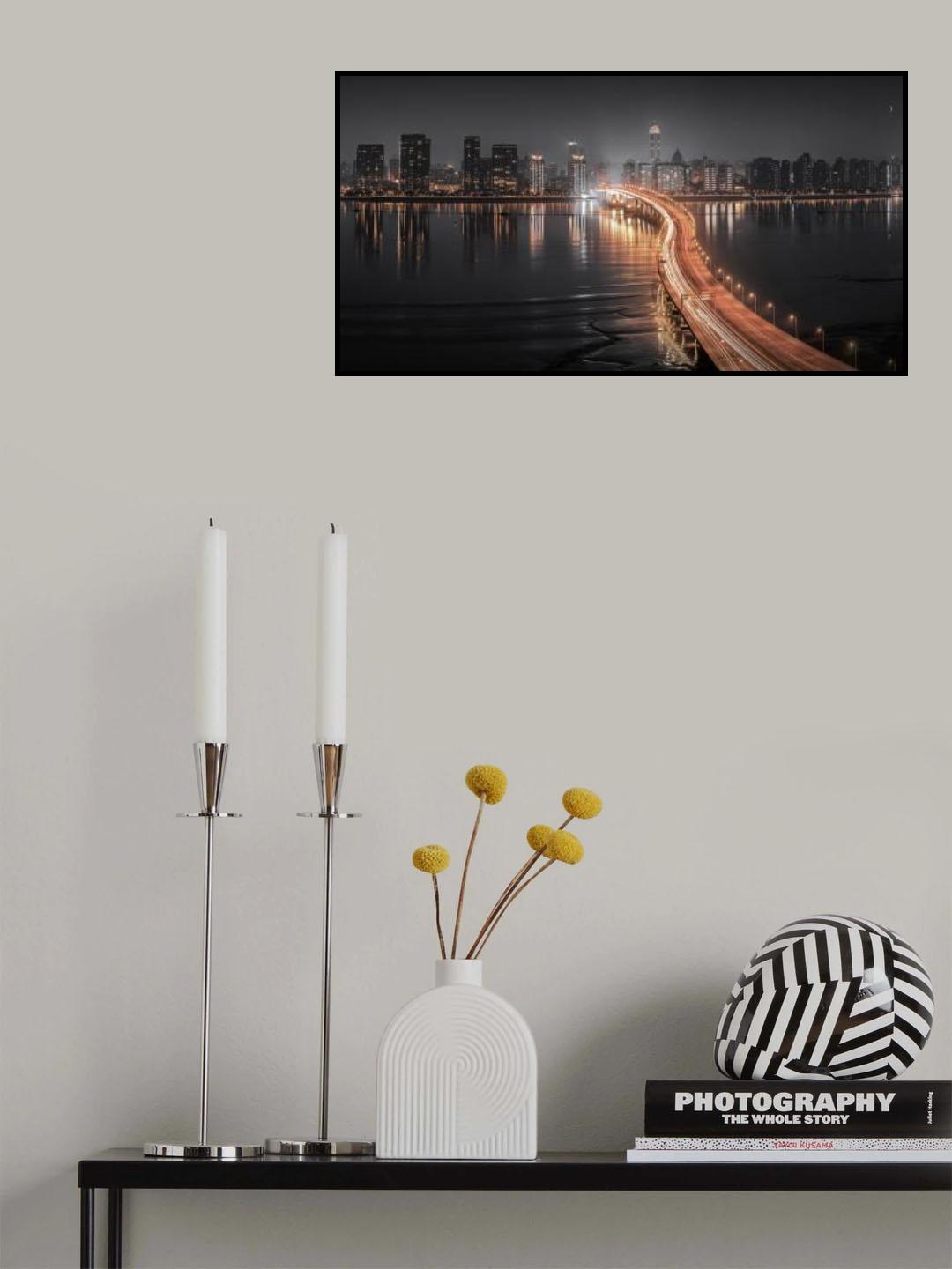 City lights Poster och Canvastavla