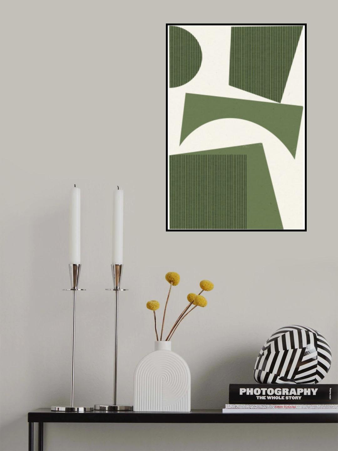 Modern Abstract Shape 01 Poster och Canvastavla