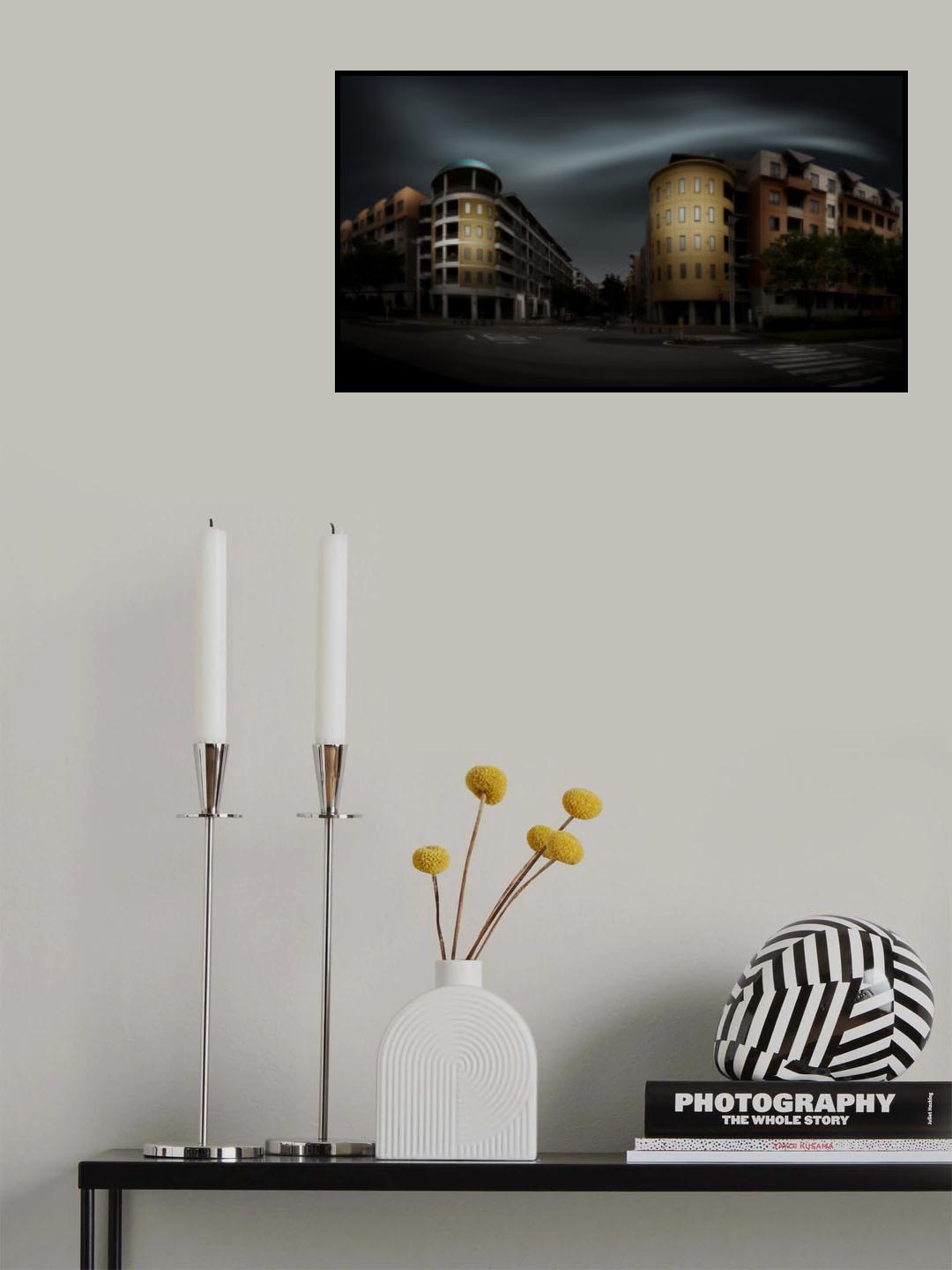 SF City Poster och Canvastavla