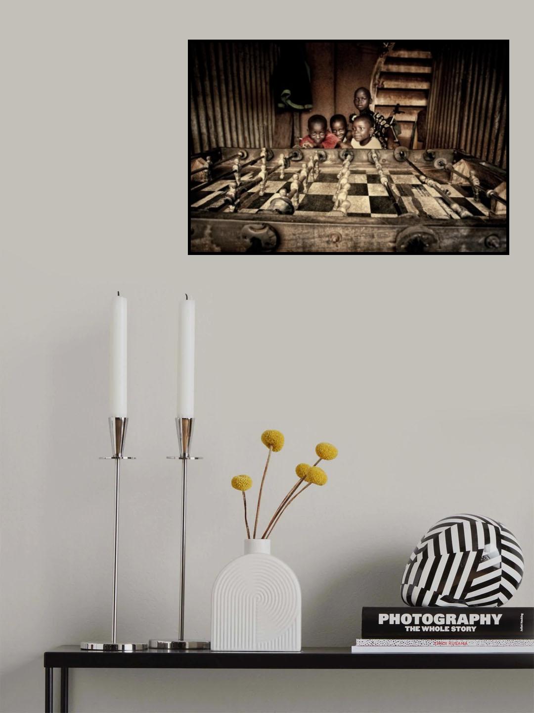 Futbolin Poster och Canvastavla