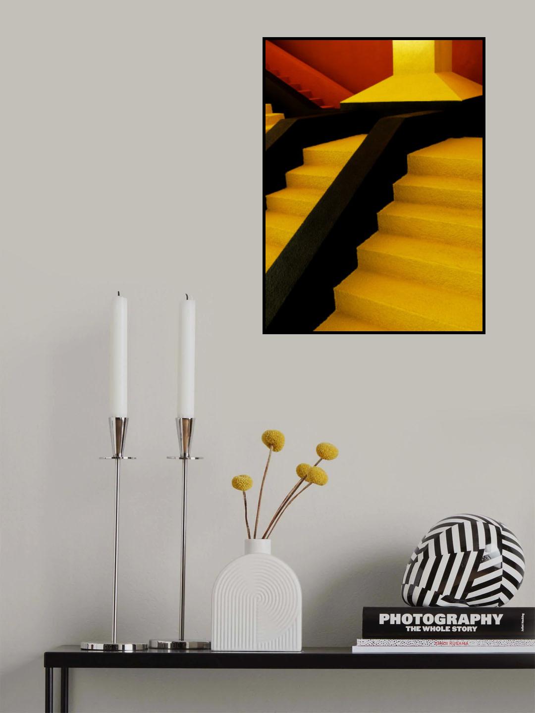 the stairs & a door to nowhere Poster och Canvastavla
