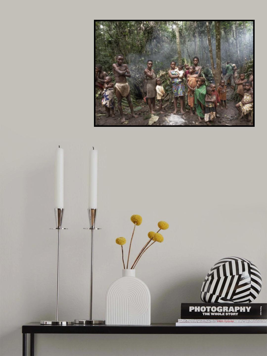 The last clans of baka pygmies, Cameroon Poster och Canvastavla