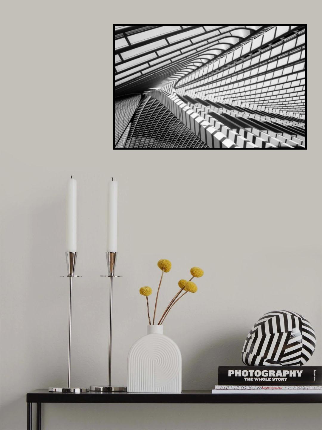 Lines in Liege Poster och Canvastavla