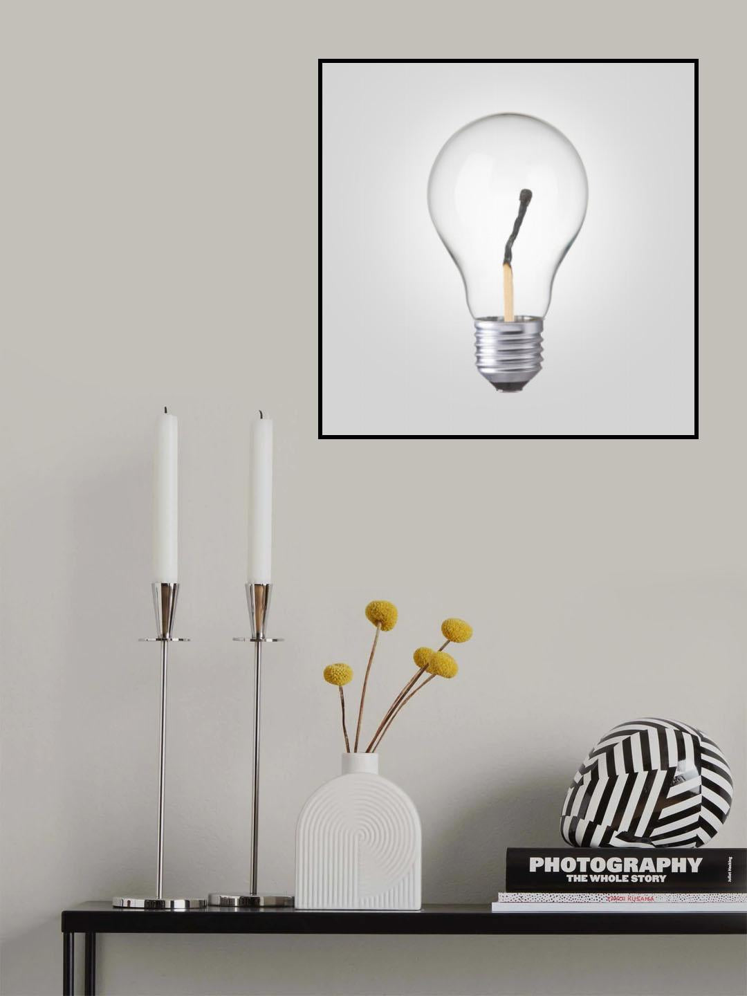 Burned Idea Poster och Canvastavla