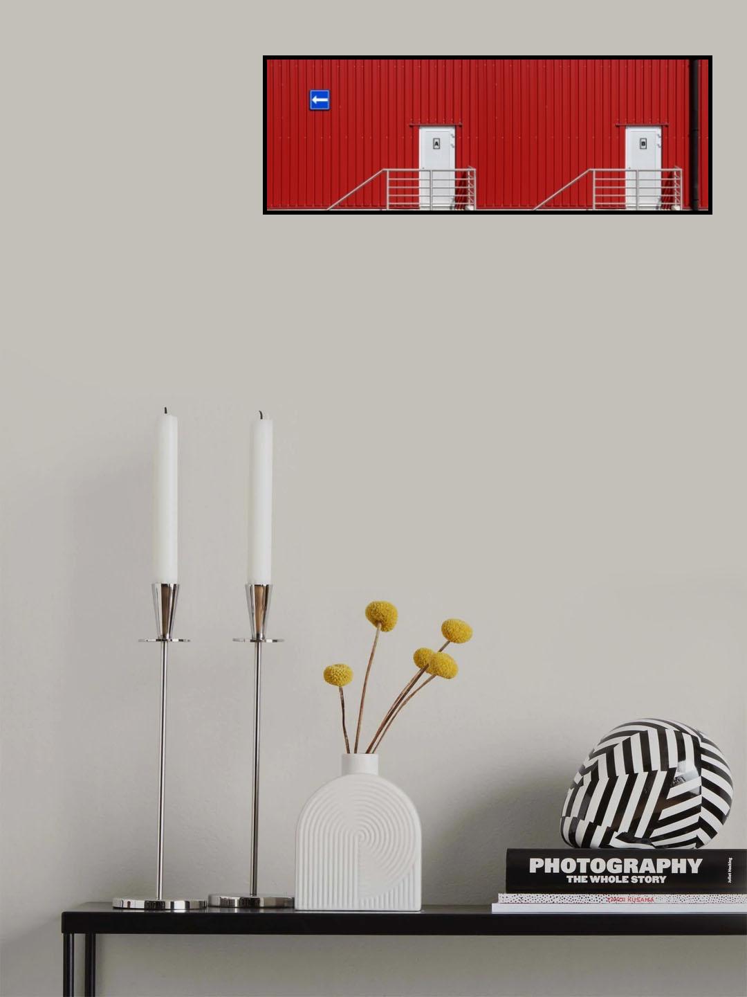 Red Barn Poster och Canvastavla