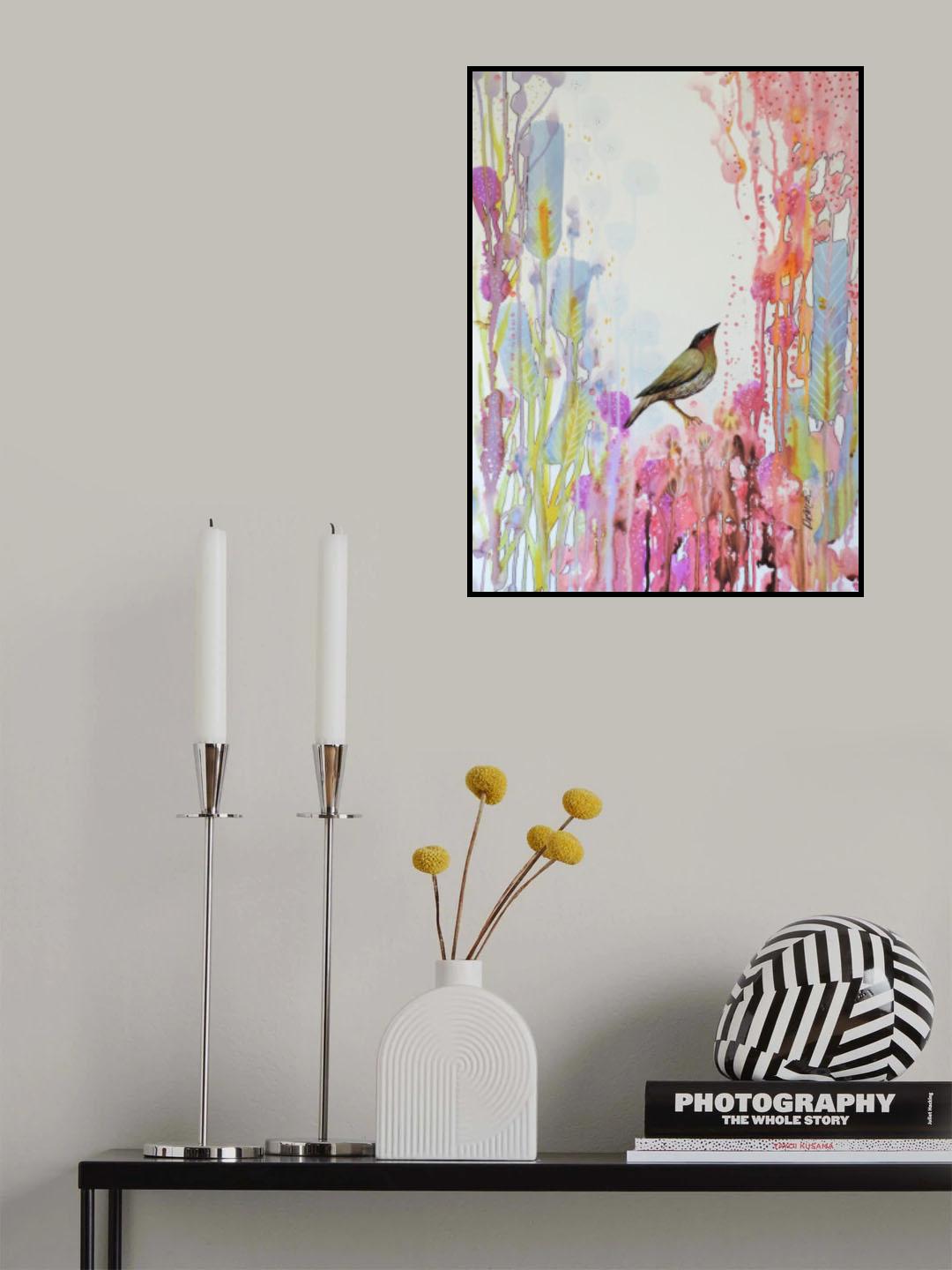 Le Vent Est Douceur Sur Mes Joues Poster och Canvastavla