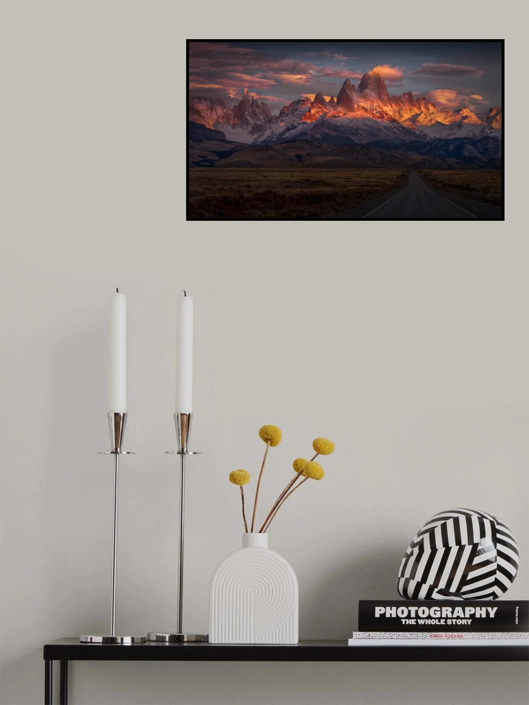 Burning peak Poster och Canvastavla