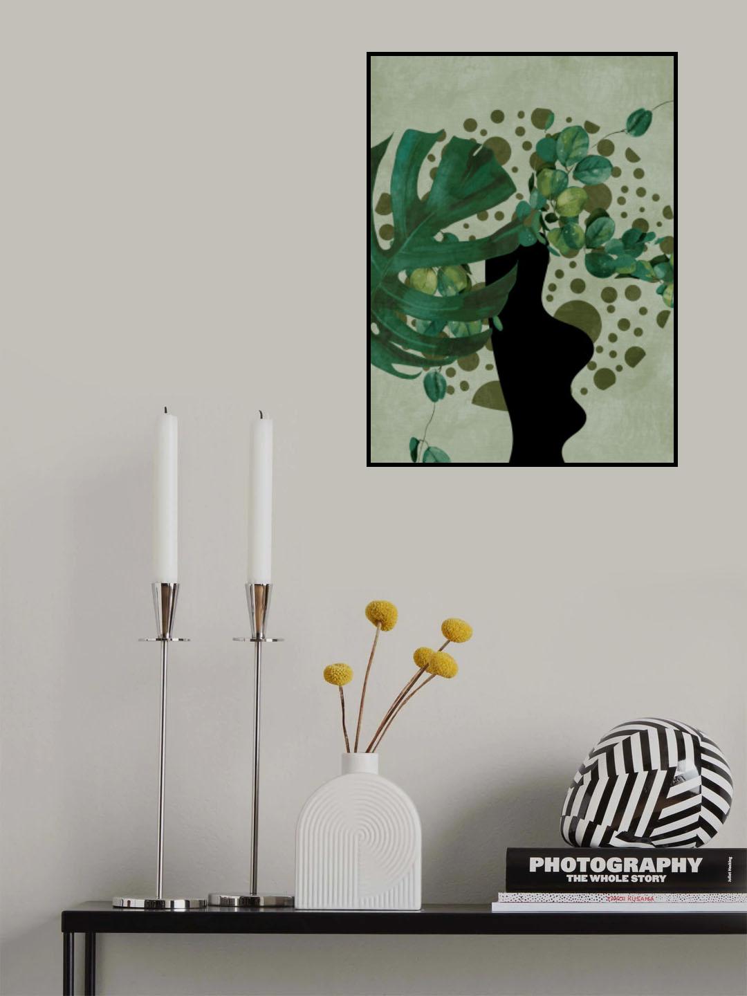 Leaves More 5 Kopie Poster och Canvastavla