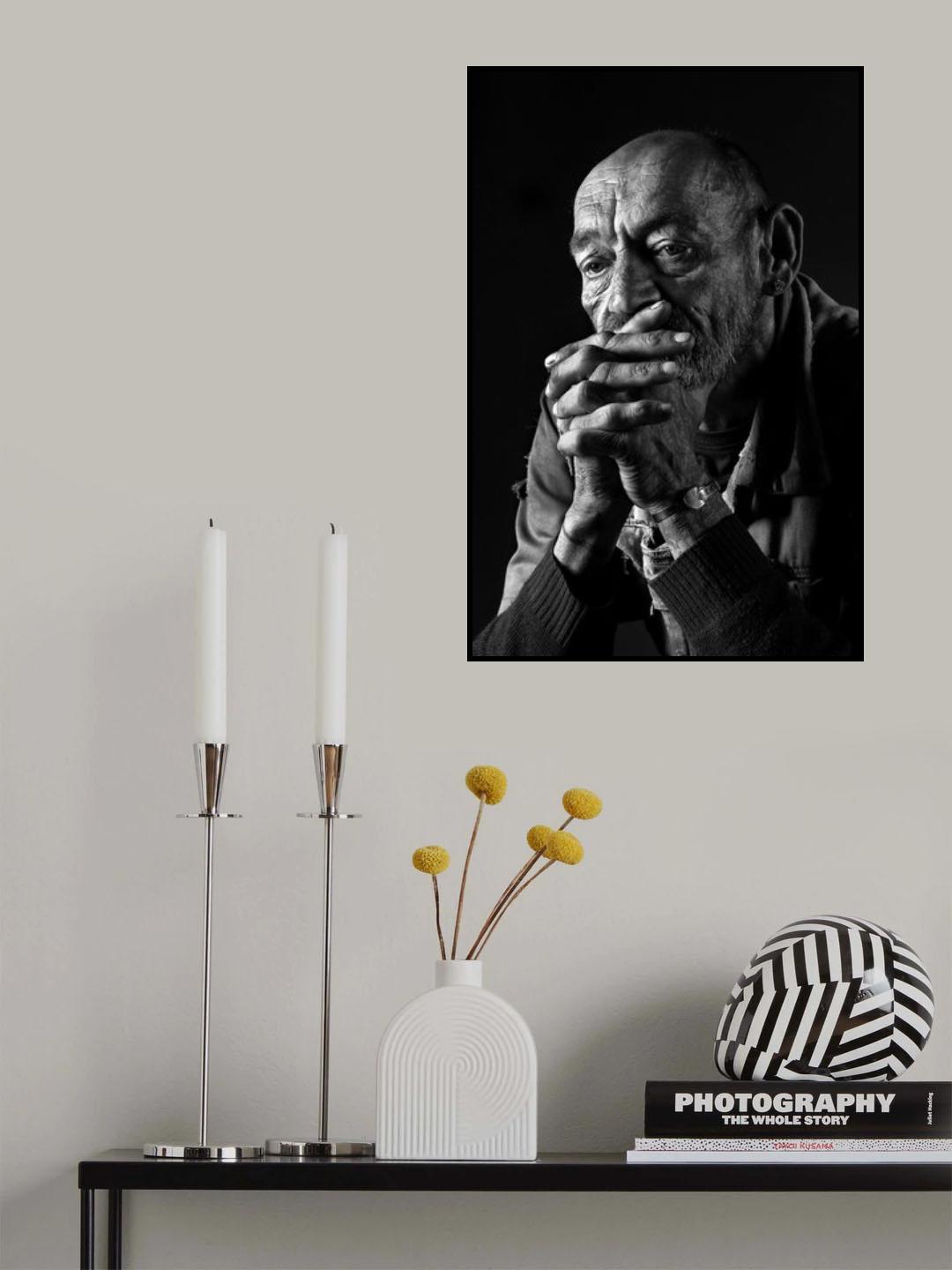 Homeless man Poster och Canvastavla