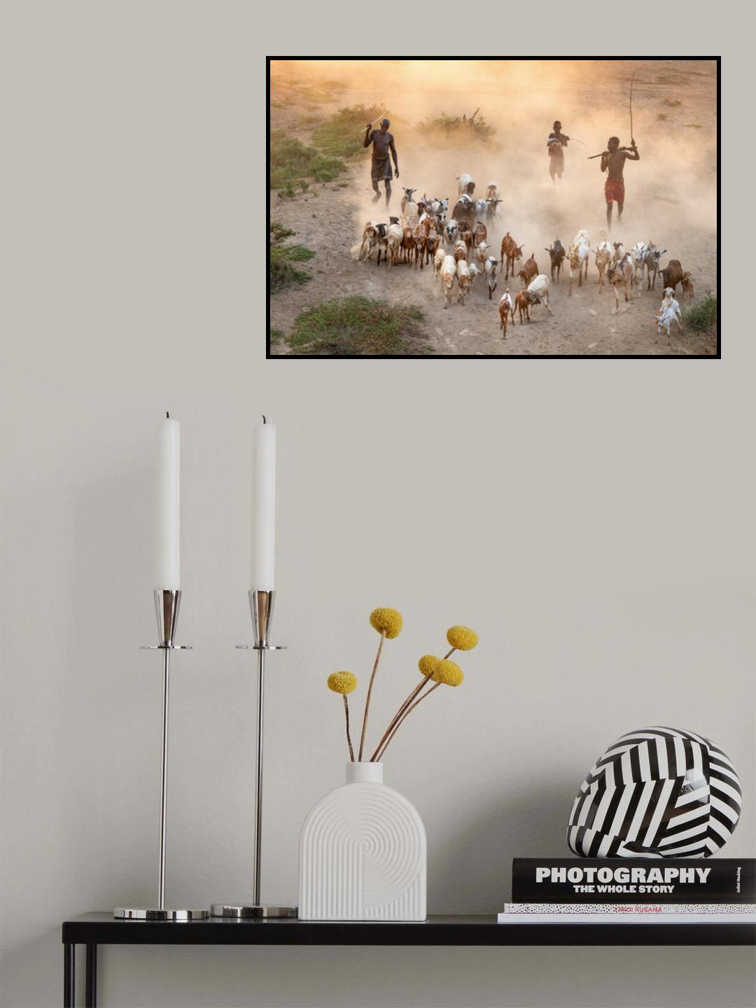 Kara goat herders Poster och Canvastavla