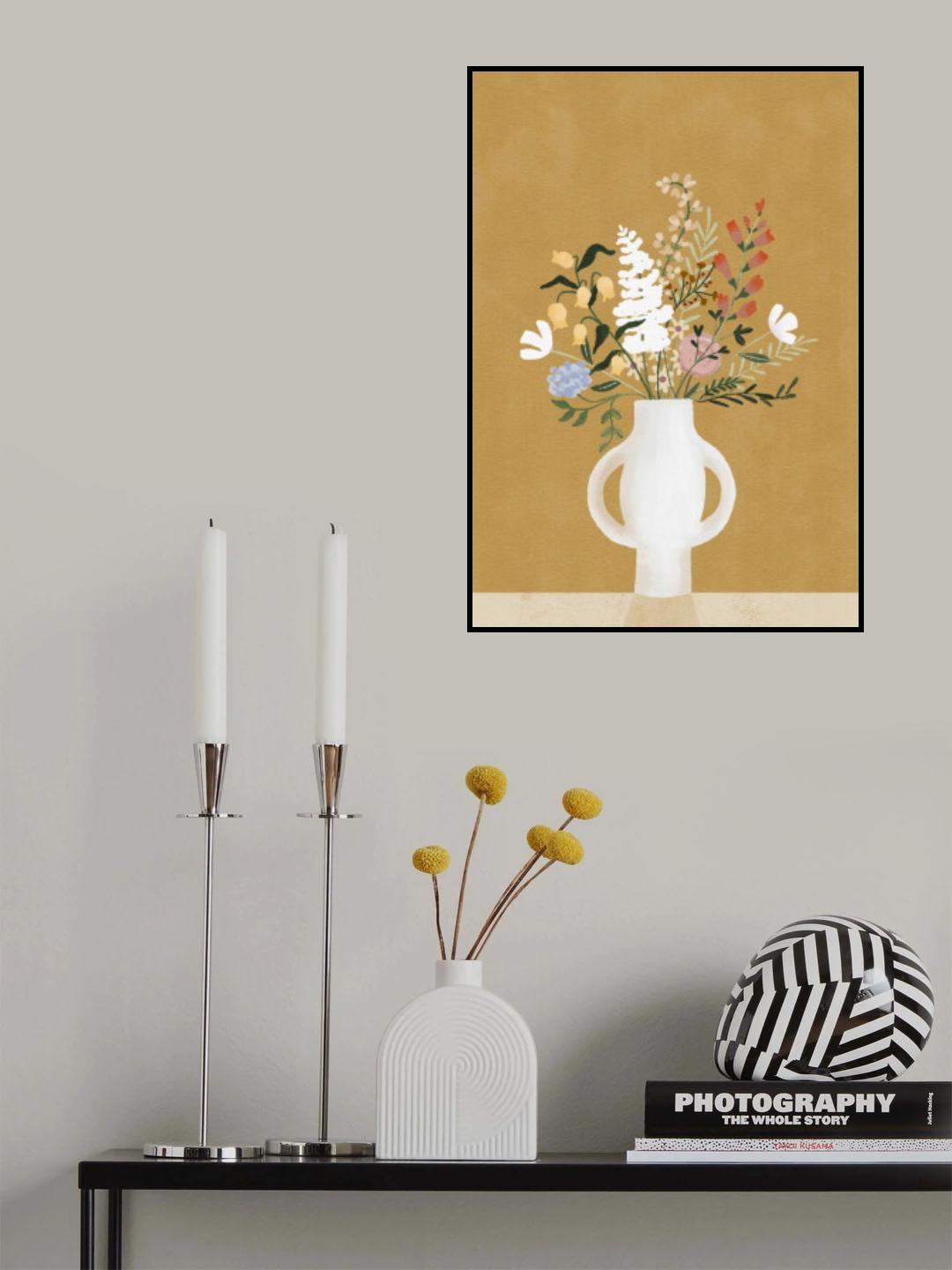 Earthy Yellow Poster och Canvastavla