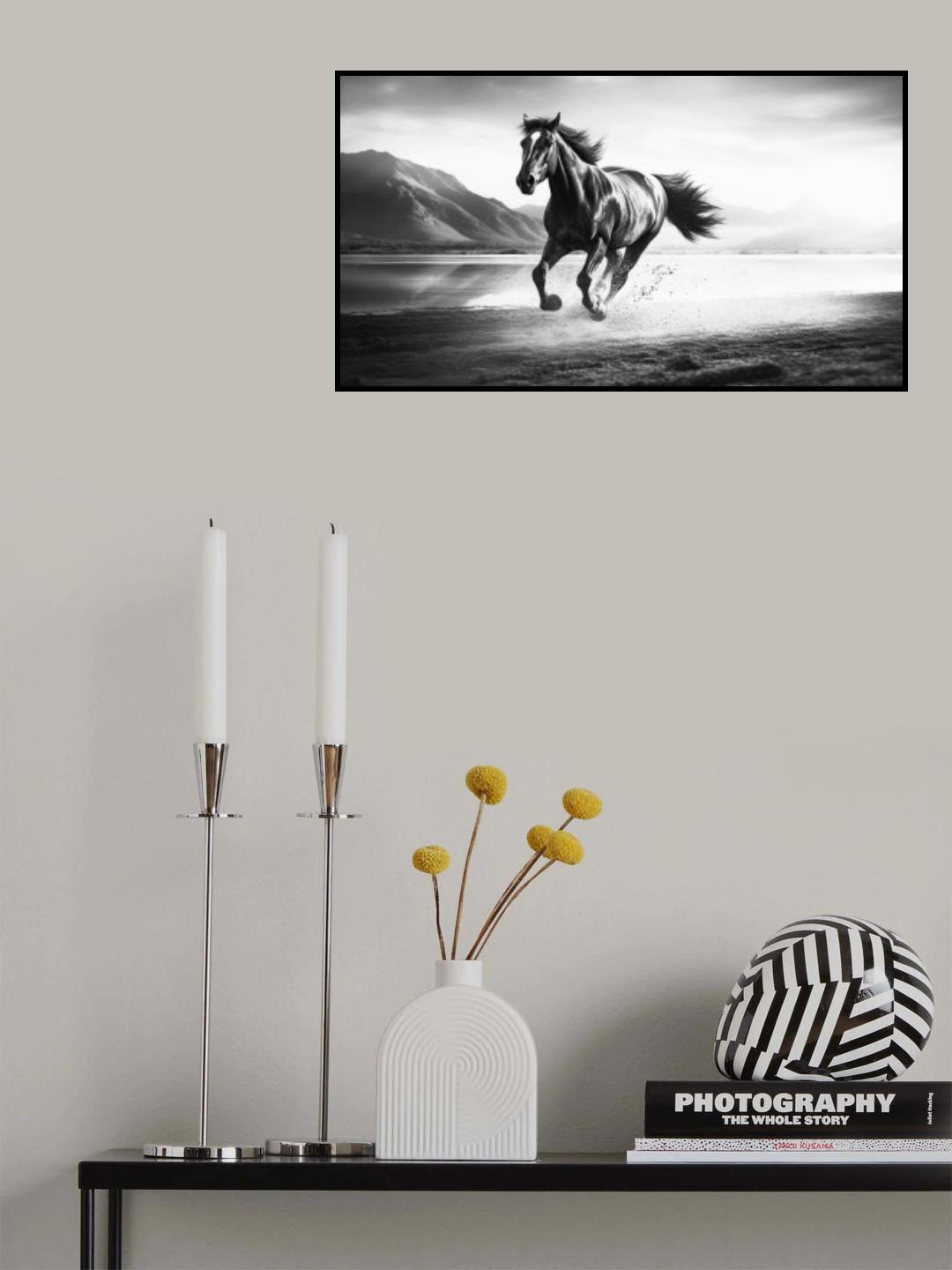Running as a Horse Poster och Canvastavla