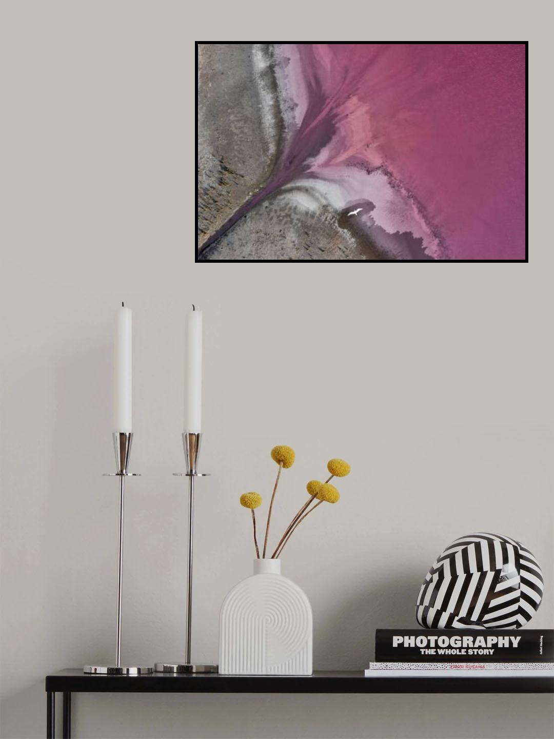 Pink flight Poster och Canvastavla