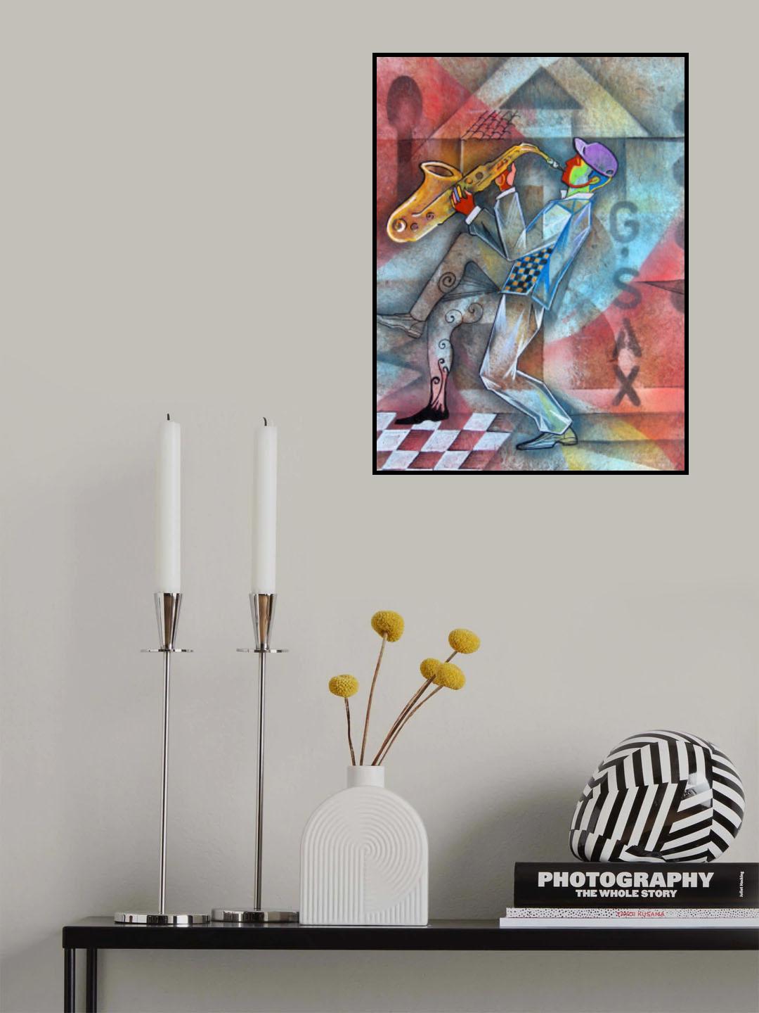 Happy Jazz Poster och Canvastavla