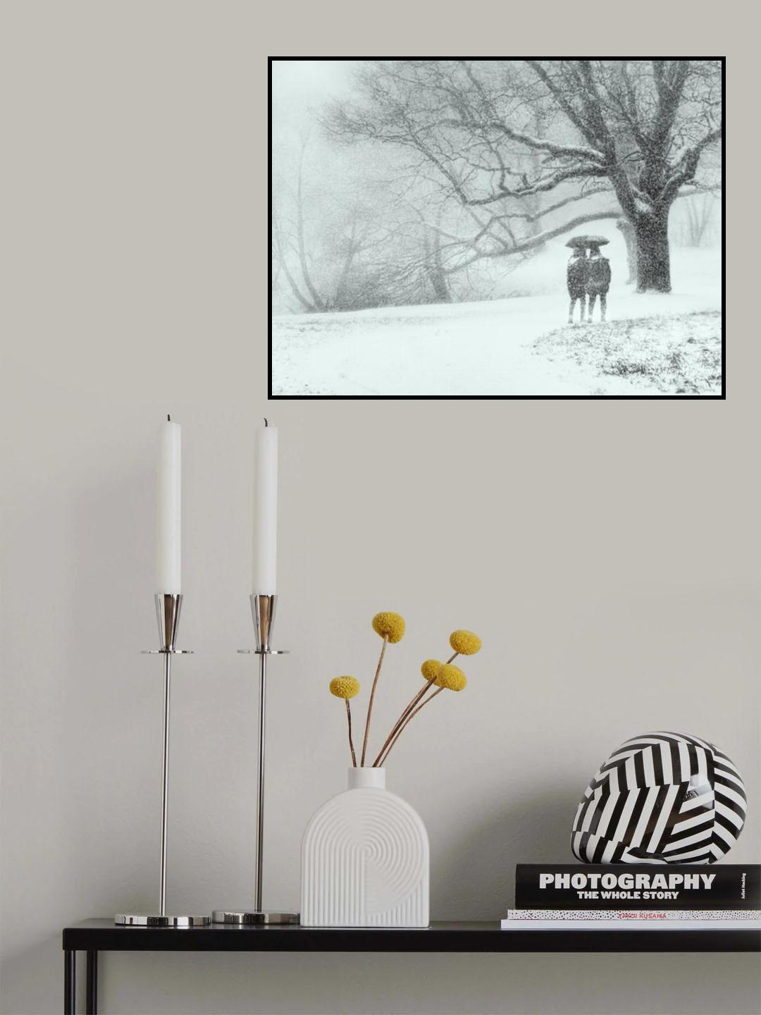 Through the snowfall Poster och Canvastavla