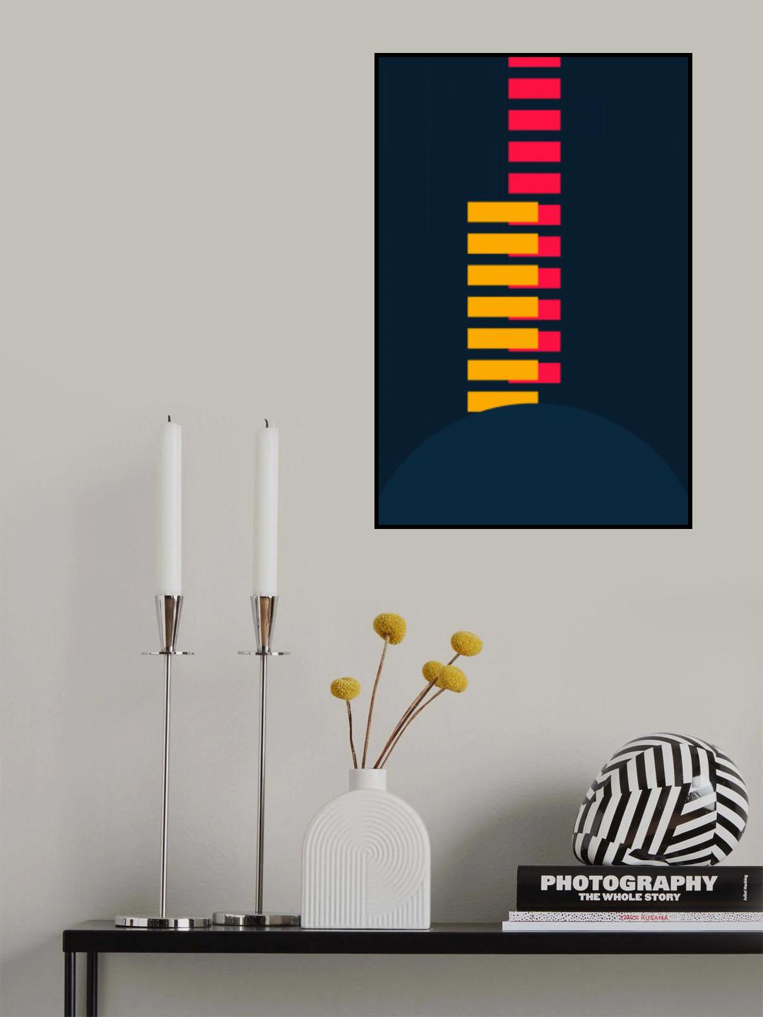 Vibrant Geometric #1 Poster och Canvastavla