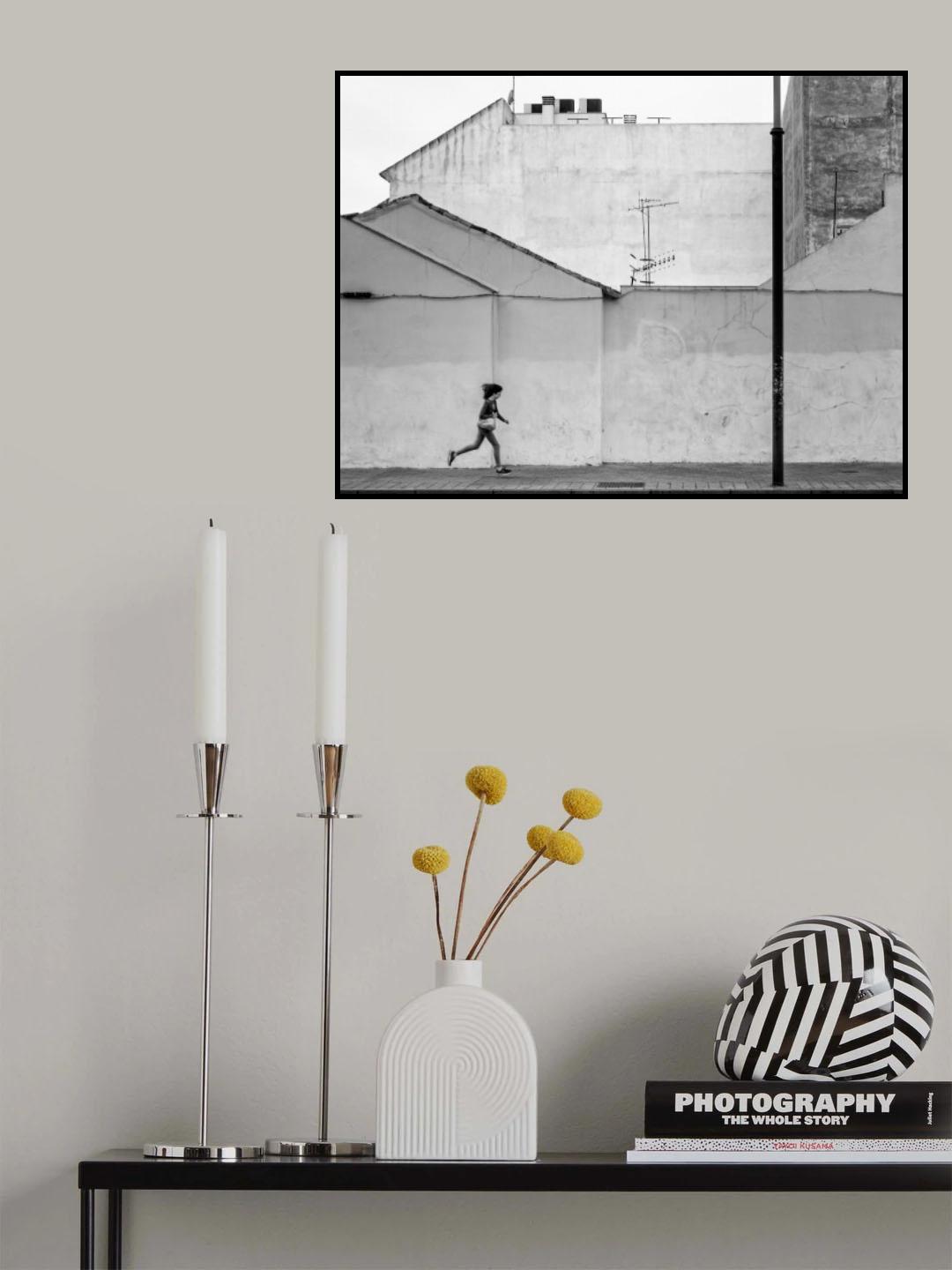 Running Poster och Canvastavla