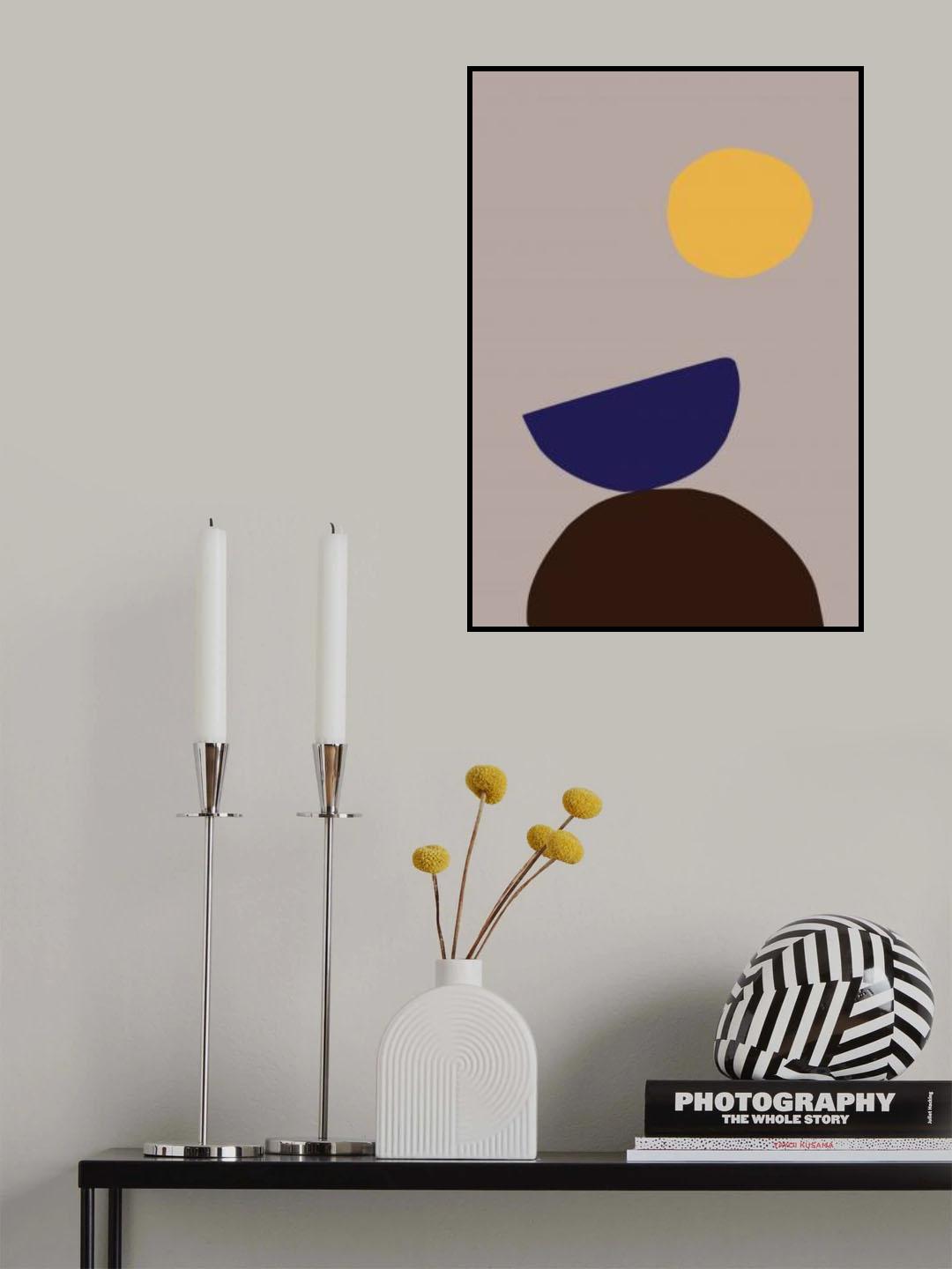 Organic Shapes 07 Poster och Canvastavla