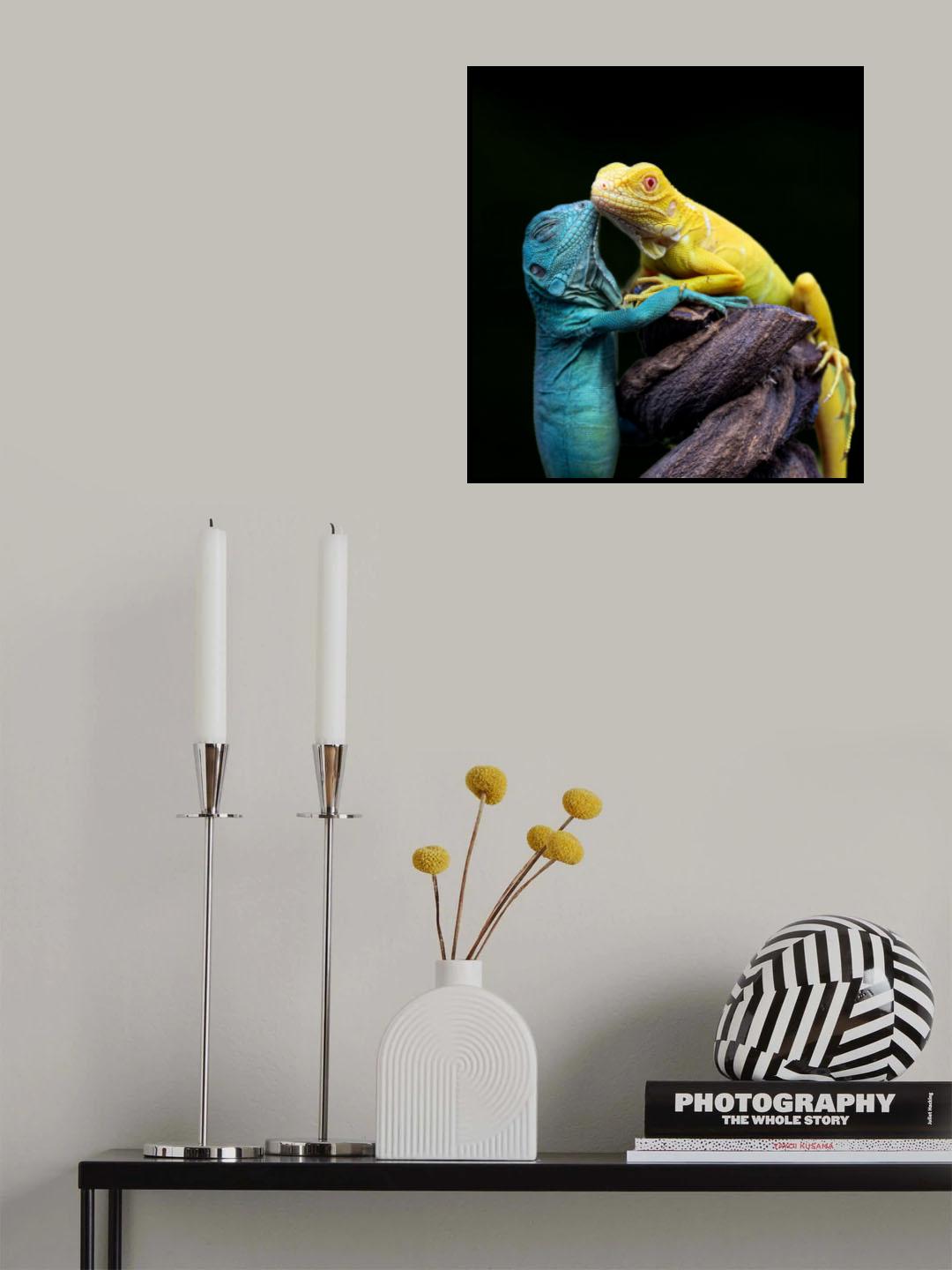 Kiss me Poster och Canvastavla