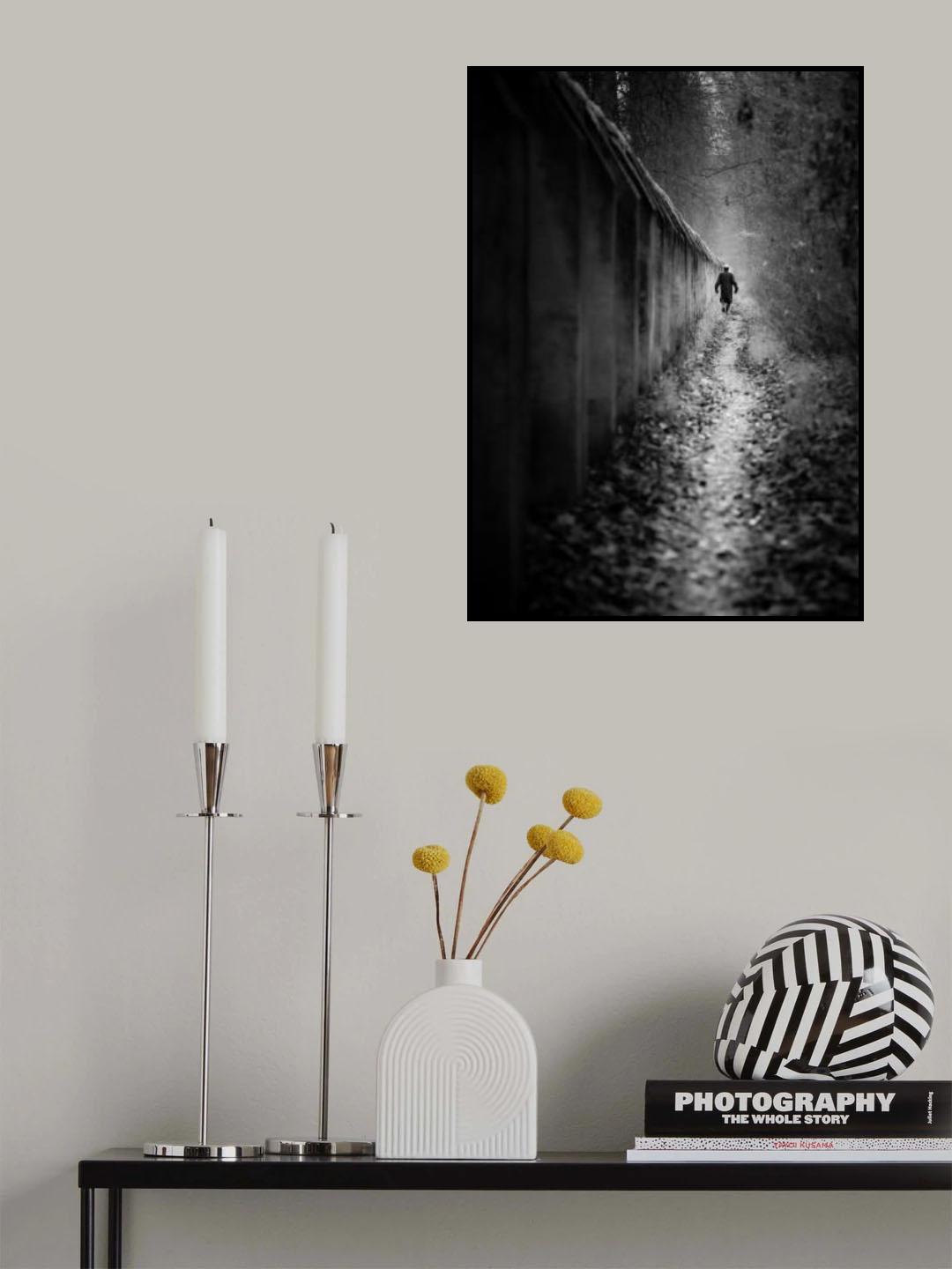mankind is walking a narrow path Poster och Canvastavla