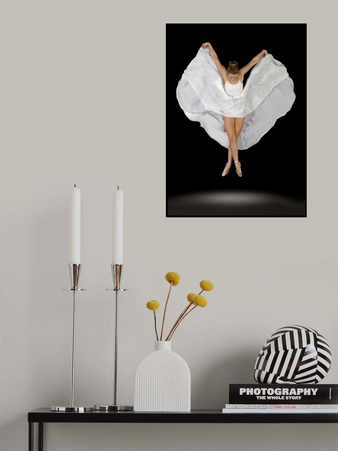 Entrechat en Blanc Poster och Canvastavla