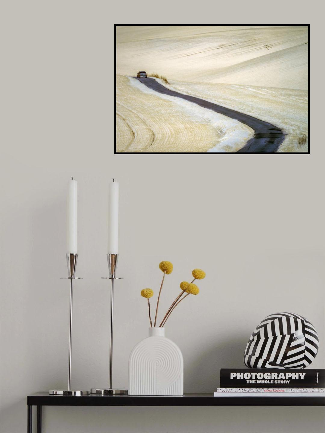 white Poster och Canvastavla