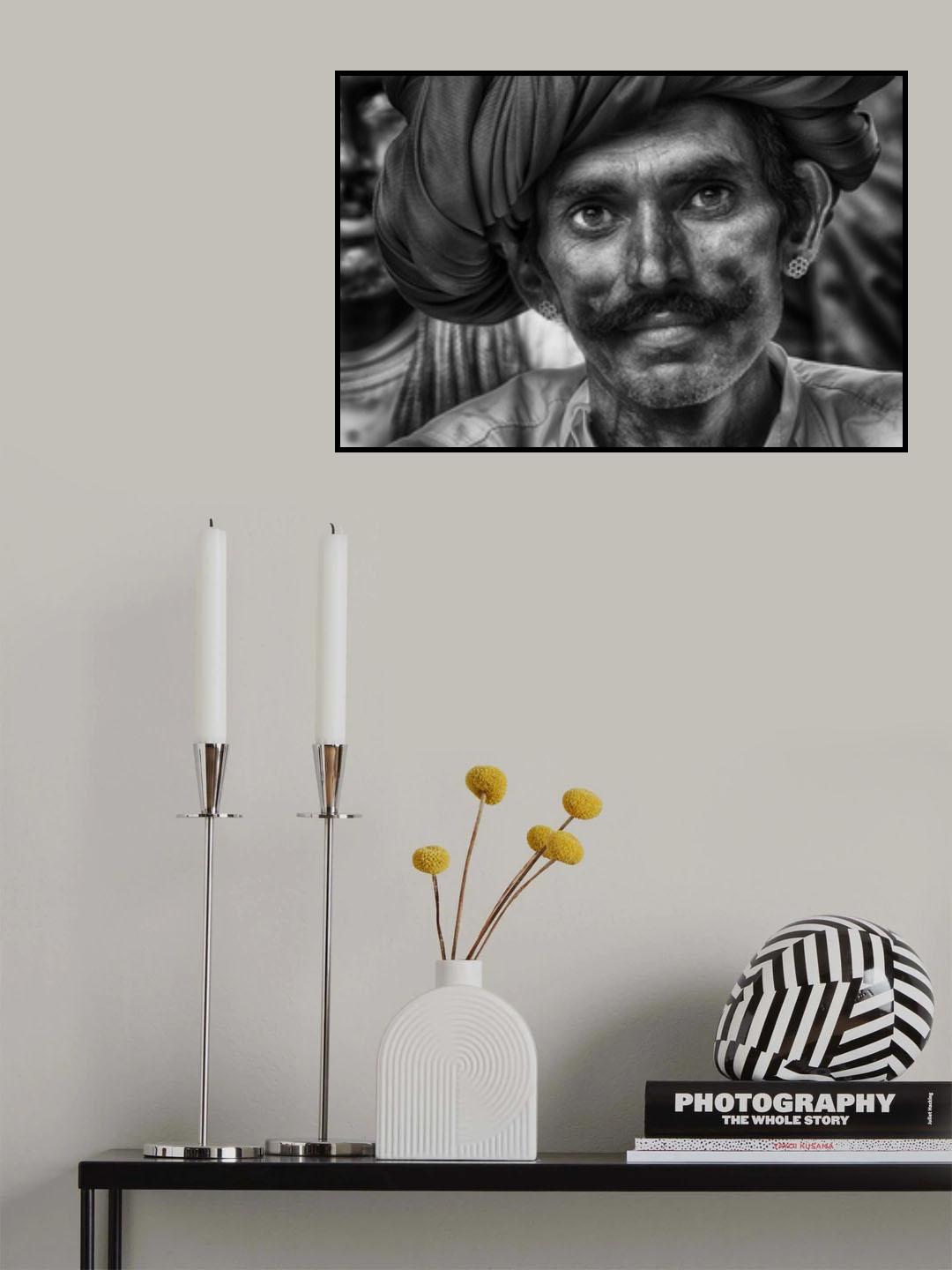 Young Rabari man Poster och Canvastavla