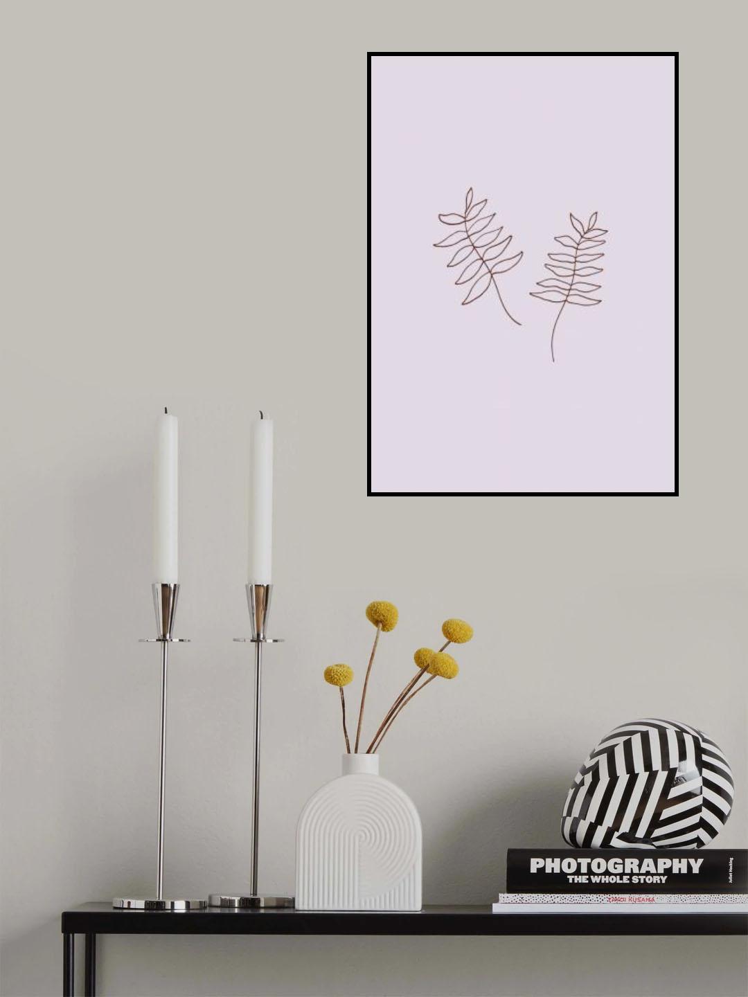 Two Twigs Poster och Canvastavla