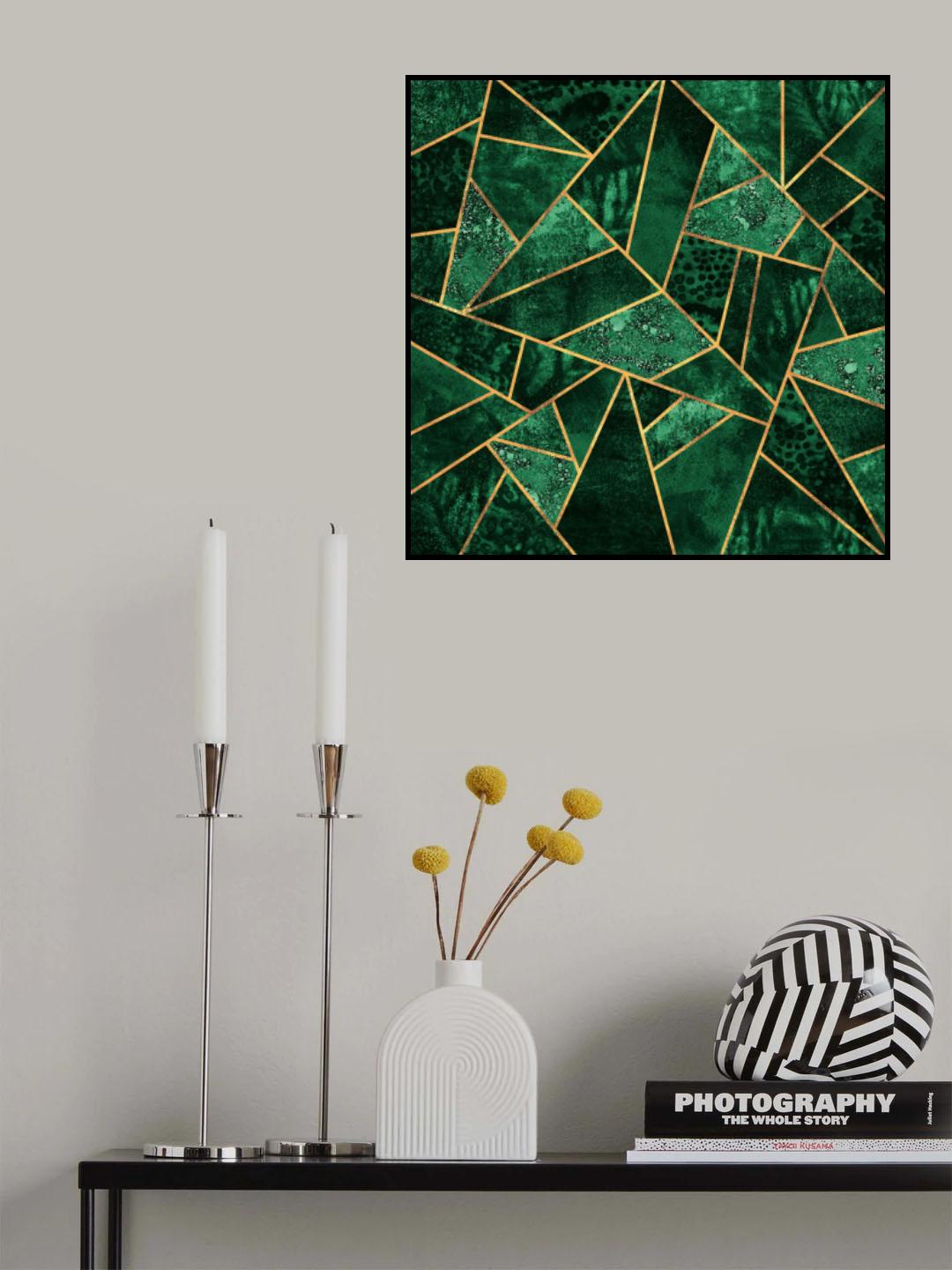 Deep Emerald Poster och Canvastavla