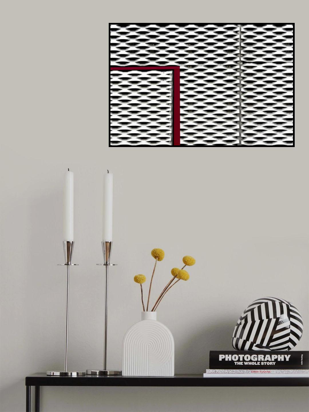 Red interruption Poster och Canvastavla