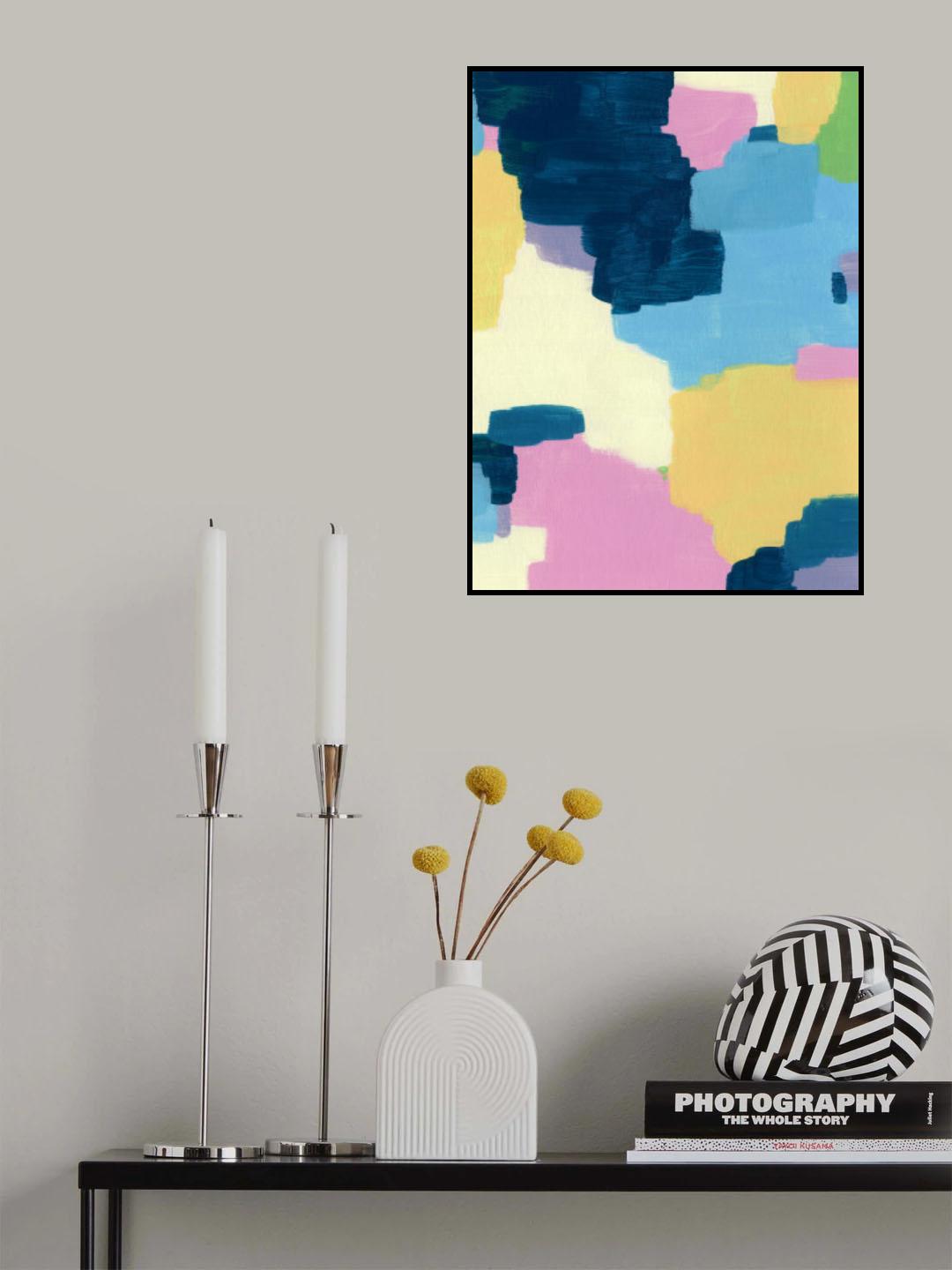 Abstract 75 Poster och Canvastavla