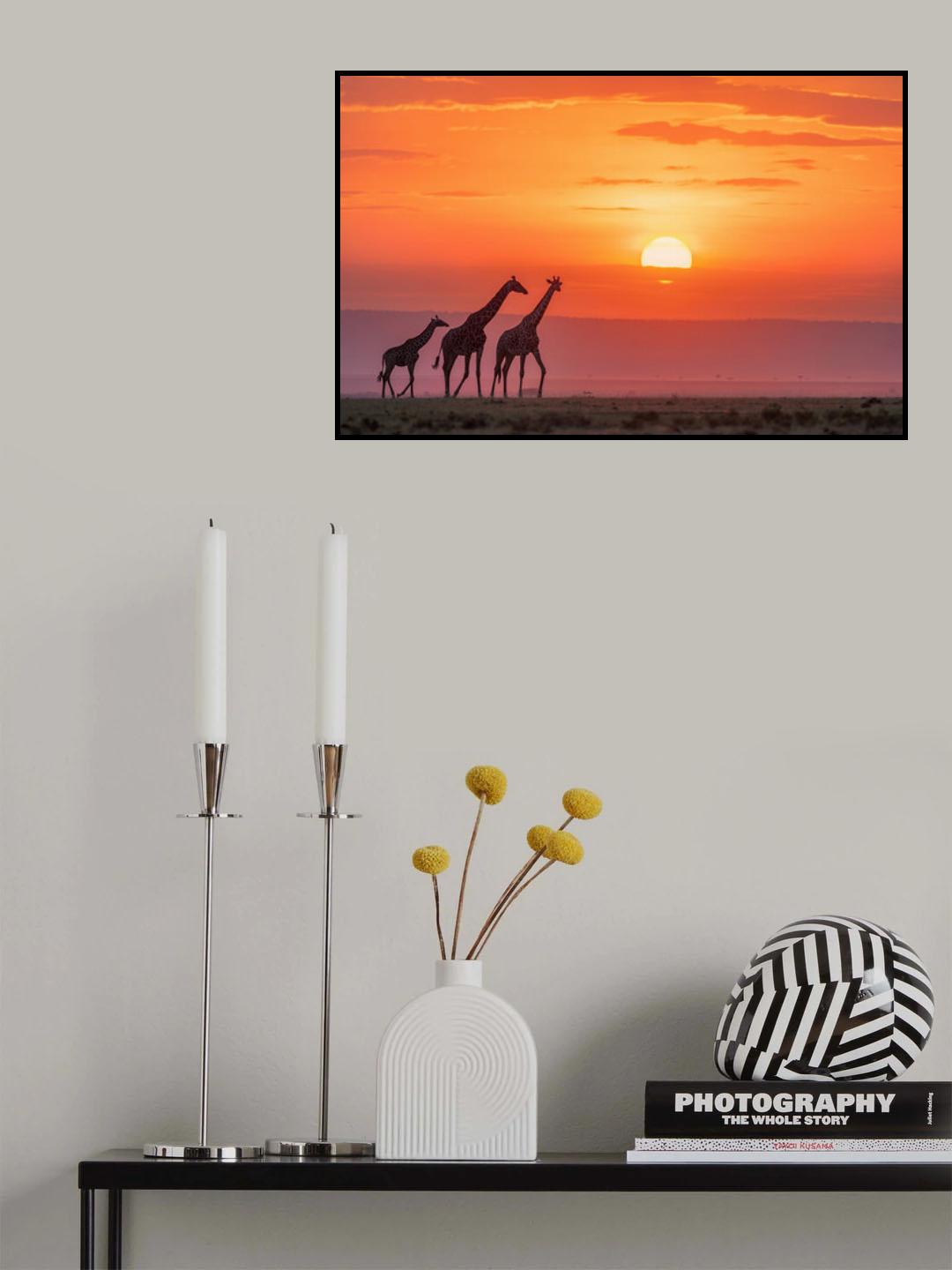 Family Walk Poster och Canvastavla