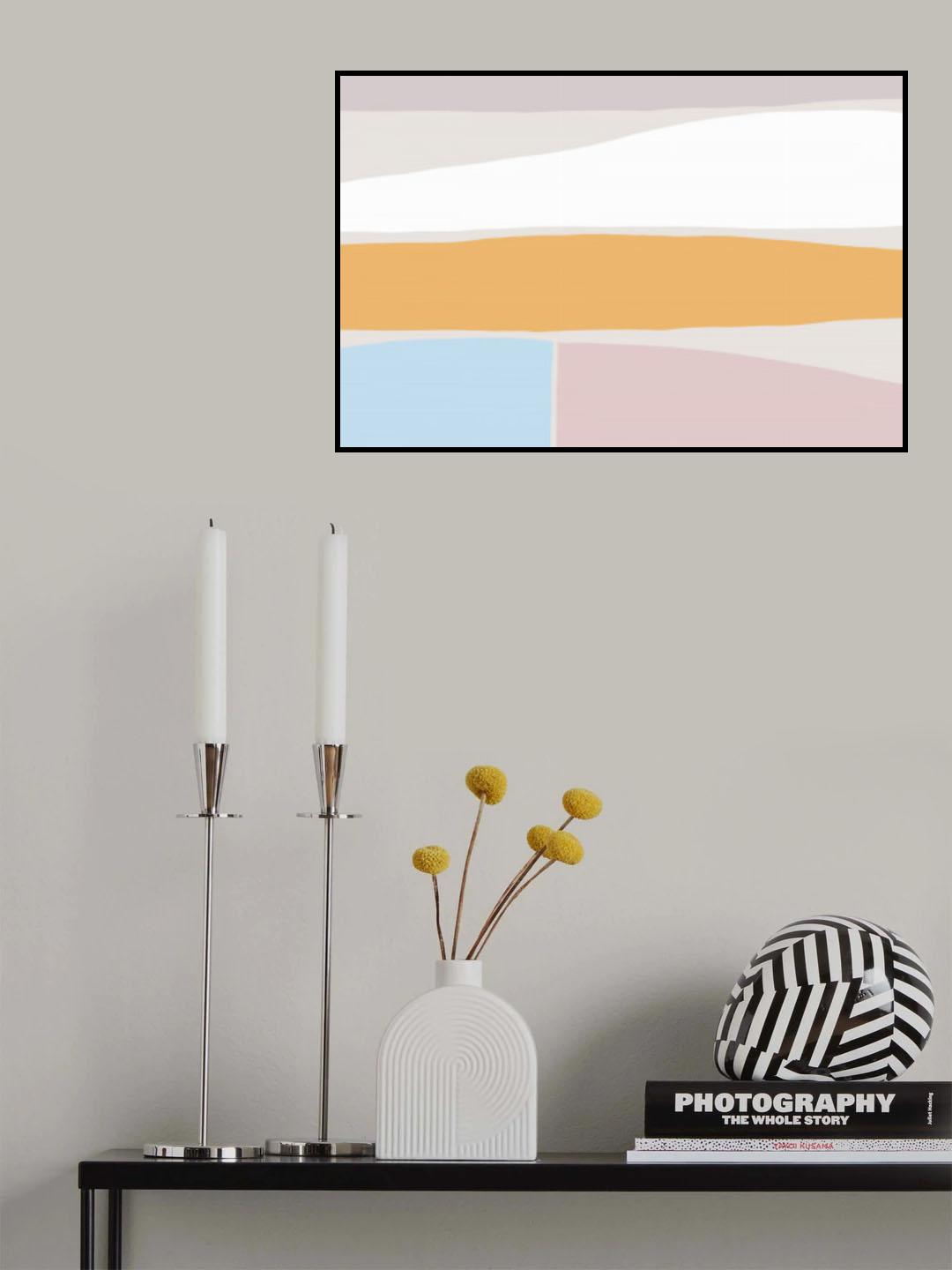 Feel Good Stripes Poster och Canvastavla