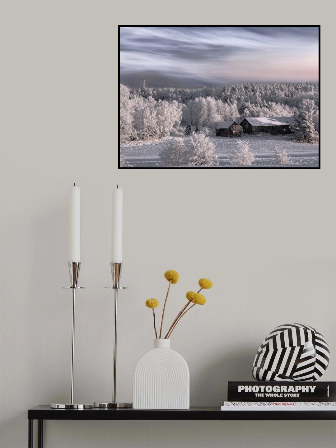 Winter morning Poster och Canvastavla
