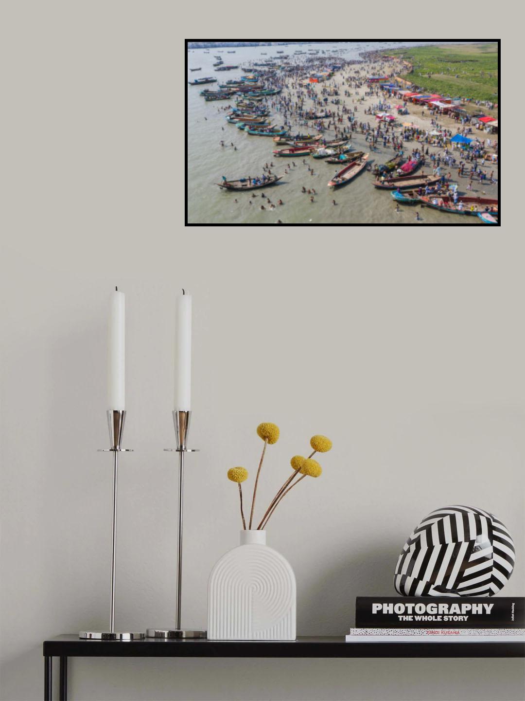 Friday bath of pilgrims Poster och Canvastavla