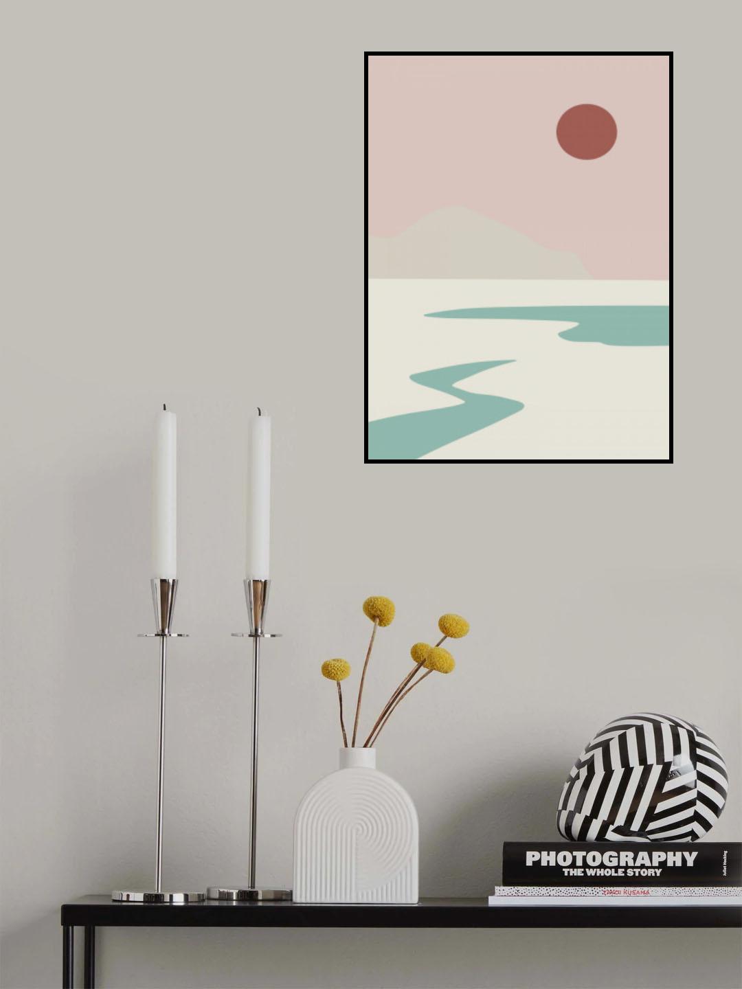 Ice River Poster och Canvastavla