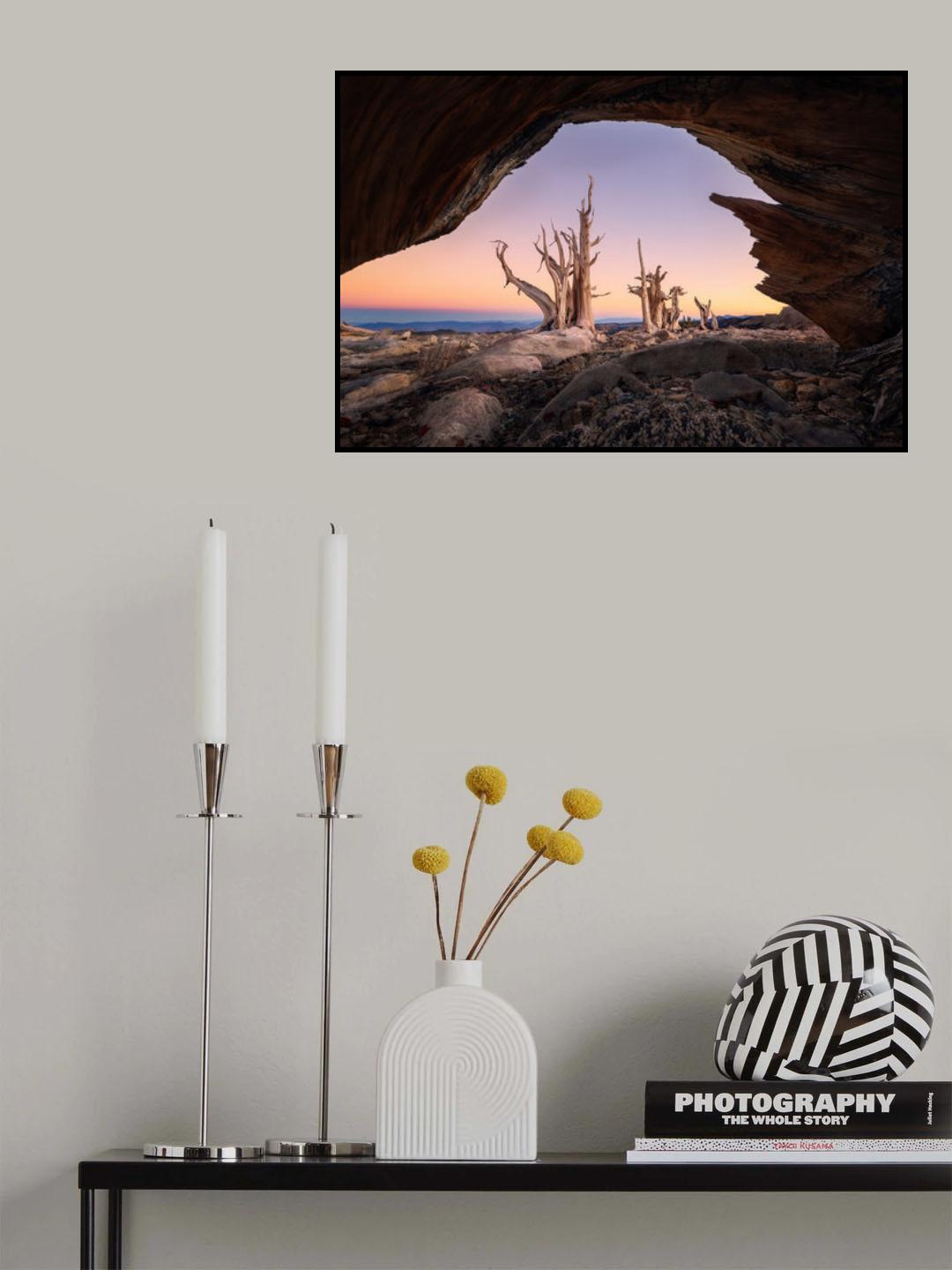 Sunset Out of Window Poster och Canvastavla