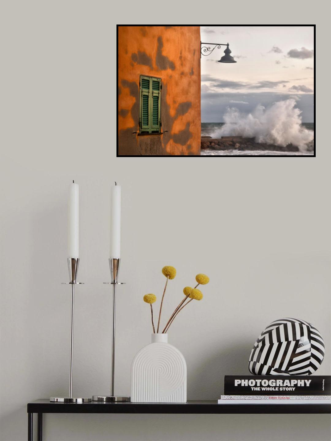 The wall and the wave Poster och Canvastavla