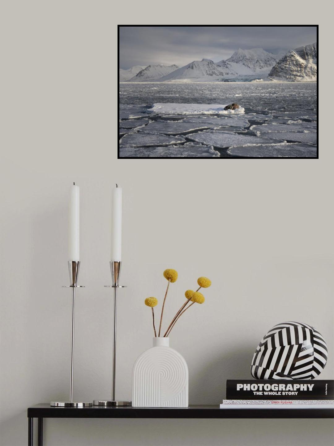 In the fjord Poster och Canvastavla