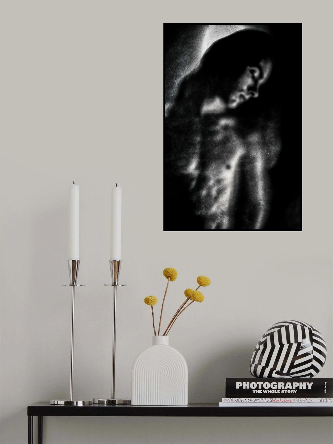 alone with the moon Poster och Canvastavla