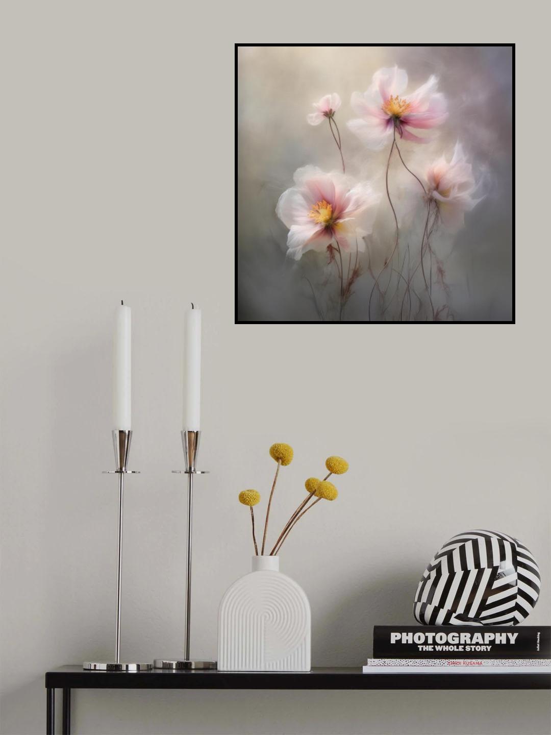 Fa Vintage Floral 41 Poster och Canvastavla