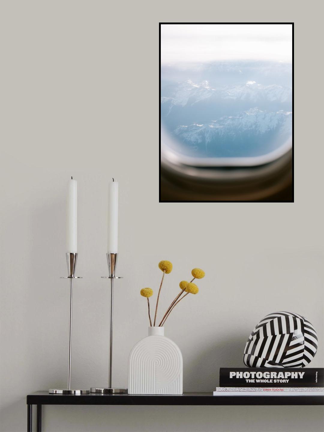 Plane Window View Poster och Canvastavla
