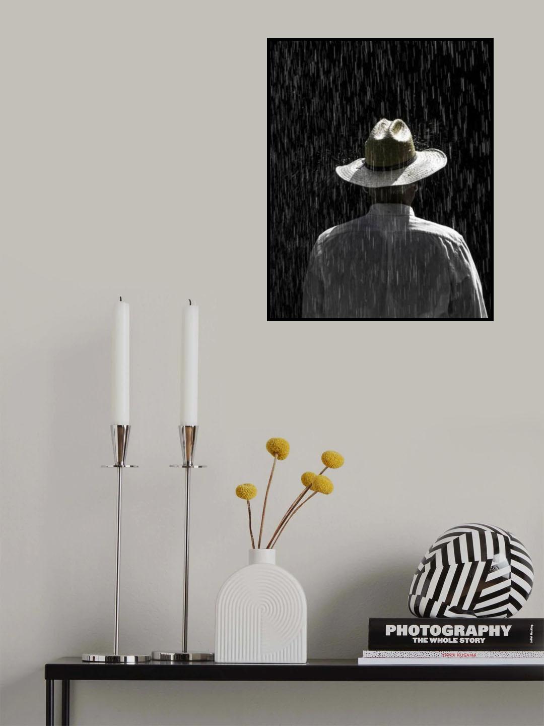 Raindrops Falling On Me 2527 Poster och Canvastavla