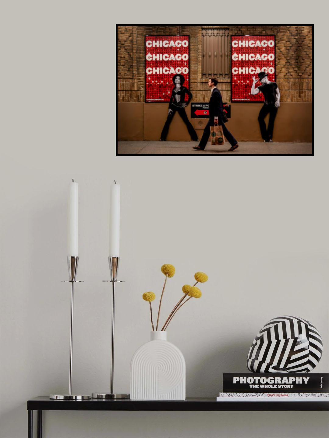 CHICAGO Musical Night Poster och Canvastavla